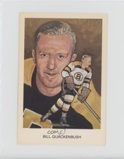 1983 Hockey Hall of Fame Postcards Bill Quackenbush #C11 HOF 0as4