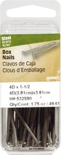 The Hillman Group 532590 Box Nails 4D, 1-1/2-Inch, 48 Count