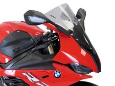 BMW S1000RR 19-2025  Airflow Light Tint DOUBLE BUBBLE SCREEN by Powerbronze