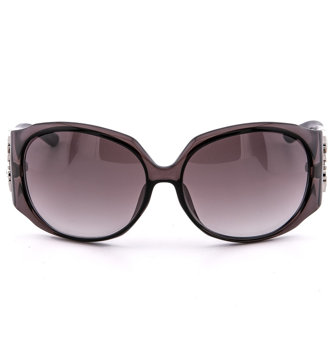 CHRISTIAN DIOR FROUFROU Purple Oval Flower Bow Crystal Sunglasses