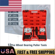 12 In 1 Wheel Hub Puller Set Bearing Removal Splitter Separator Tool Kit Case 12 In 1 Wheel Hub Puller Set Bearing Removal Splitter Separator Tool Kit Case