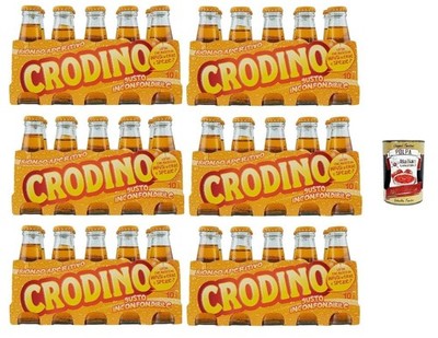 San pellegrino Crodino Aperitif ohne Alkohol bitter aus italien 60x 100ml+Polpa