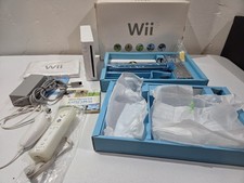 Nintendo Wii Console RVL-001 White Complete In Box w/ Wii Sports Bundle Tested!