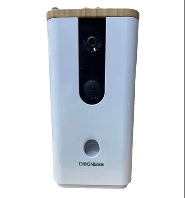 Dogness Smart Cam Treater WiFi Cat /Dog Treat Dispenser with HD Camera, white