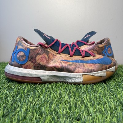Nike KD 6 VI Supreme Aunt Pearl Pink Blue Size 13 Sneakers Shoes