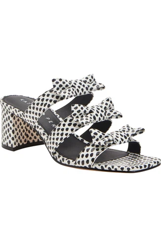 Katy Perry Tooliped Bow Dress Sandals in Black - Women's Size 7 - Picture 1 of 6