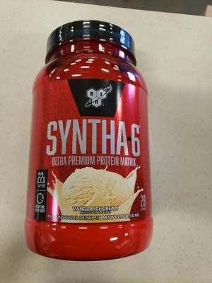 BSN Syntha-6 Milkshake Protein Vanilla Ice Cream 2.91 lb exp 09/27