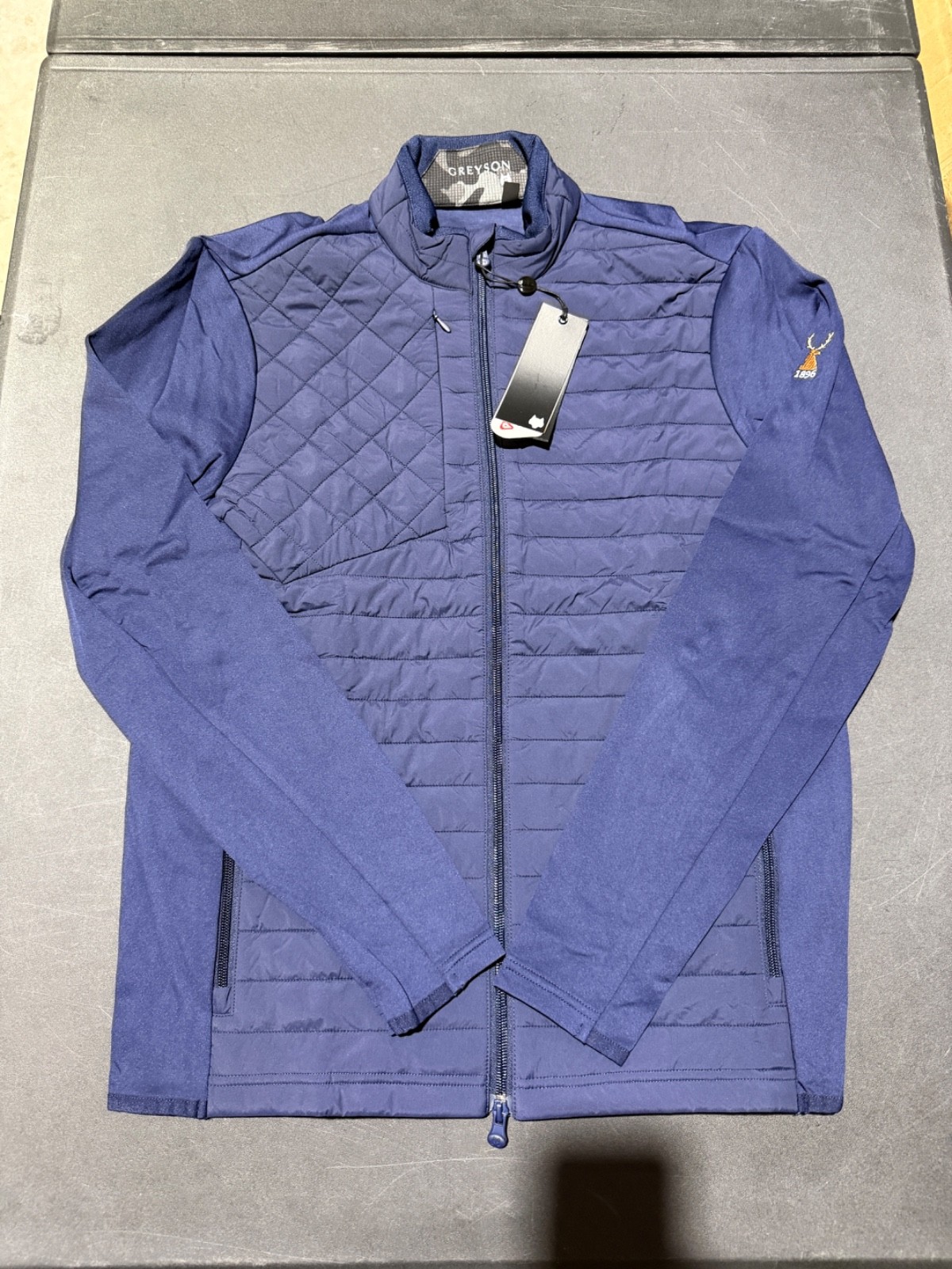 Nwt Men's Greyson Yukon Hybrid Jacket, Size: S, Color: Maltese Blue (M4.1)