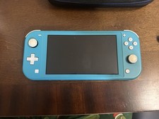 Nintendo Switch Lite Blue Handheld Console with Carrying Case  Nintendo Charger