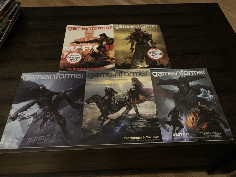 Lot Of 5 Game Informer Magazines Issues #269 271 240 270 239