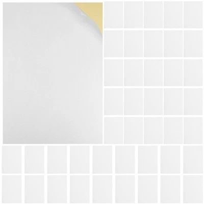100 Sheets Papier À Autocollants Imprimable Feuille D'autocollants Imprimables - Photo 1/4