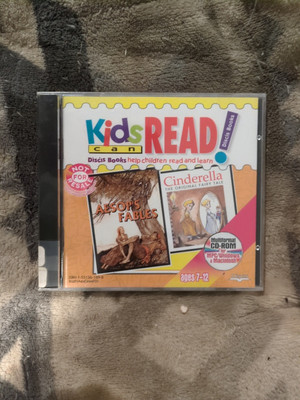Kids Can Read! Aesop's Fables/Cinderella (CD-Rom, 1994) PC Mac Sealed New 