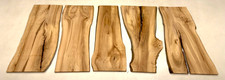 22 7/16" Very Nice Unique Hard Maple Live-edge Slab Lumber Kiln-dried Wood