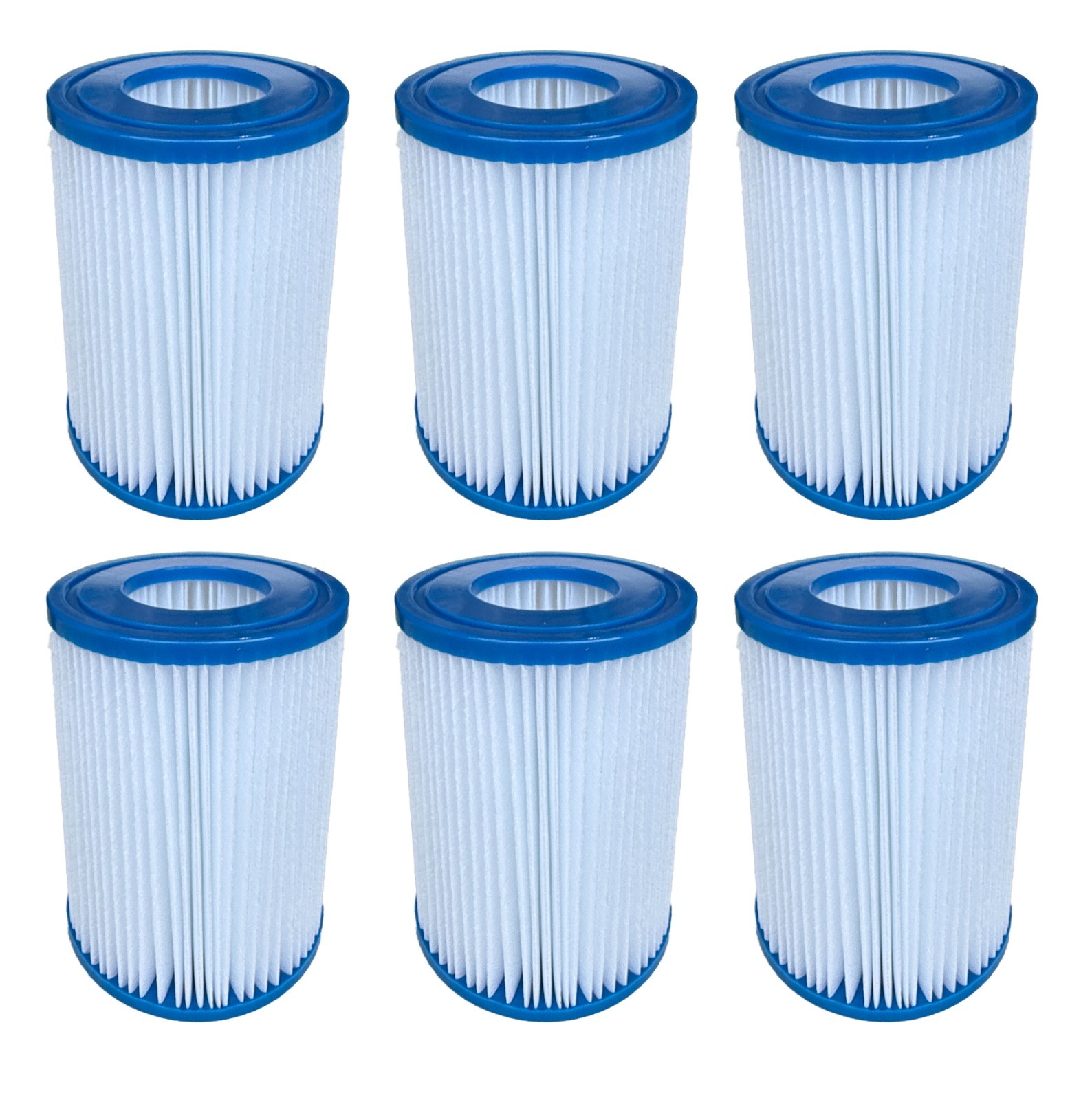 HHTBEST2 Swimming Pool Filters Compatible with Bestway 2 II Flowclear 6 PACK