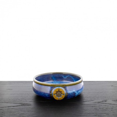 Captain's Choice Cobalt Handmade Lather Bowl Blue