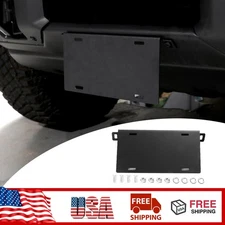 Front License Plate Licence Holder Base Bracket Panel For Ford Bronco 2021-2023