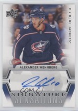 2019 Upper Deck Signature Sensations Series 2 Alexander Wennberg #SS-AW Auto xp6