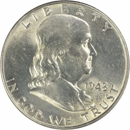 1948 Franklin Silver Half Dollar AU Uncertified #301