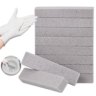 10 Pack Pumice Stone for Toilet Bowl Cleaning, Powerfully Pumice Stick for Clean