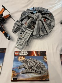 Rare LEGO Star Wars Lot | Falcon, Poe&rsquo;s X-Wing, Kylo Ren Shuttle, Transporter