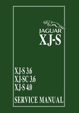 Jaguar XJS XJSC 3.6 & 4.0 Factory Workshop Repair Operation Service Manual XJ-S