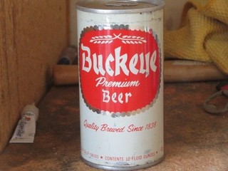 BUCKEYE. PREMIUM BEER. DIFFICULT. CALIFORNIA SS BO. TAB
