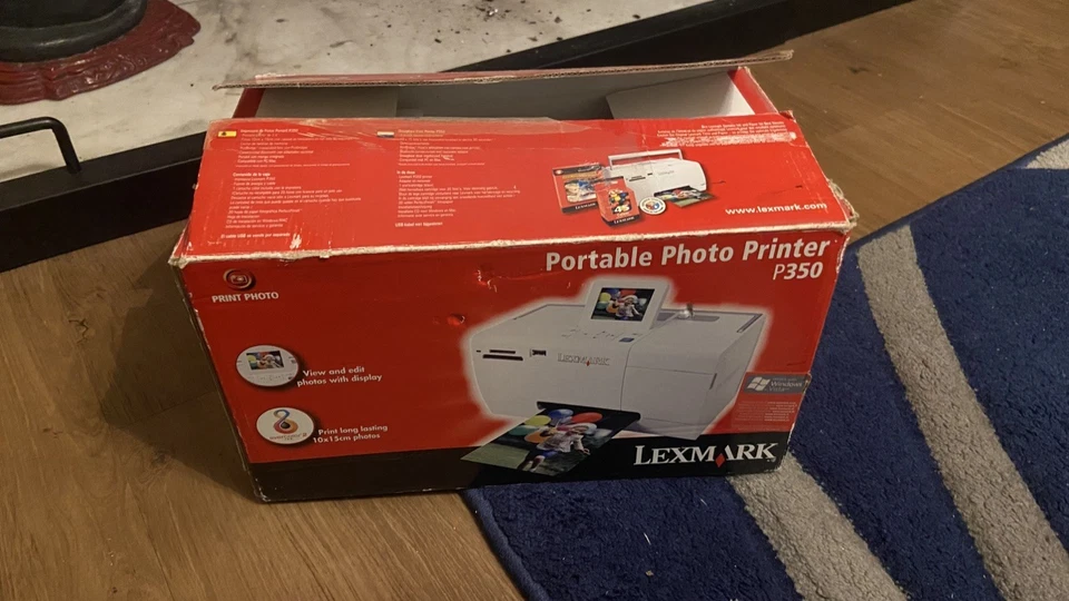 Lexmark Tragbarer Fotodrucker P350 mit Tinte & Fotopapier! - Bild 2 von 2
