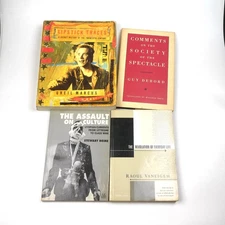 4 books on SITUATIONISM Semiotics ASSAULT ON CULTURE Situationist Post Modernism