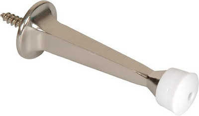 Hillman Hardware Essentials 851319 Rigid Door Stop Satin Nickel Home & Office