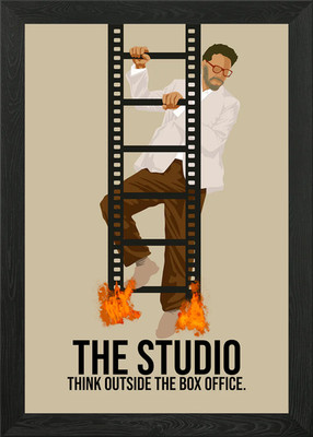 The Studio Think Outside the Box mit gerahmtem Wandbild Poster Leinwanddruck Bild