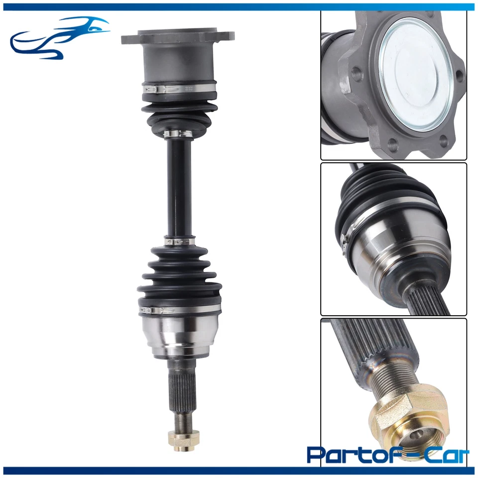 LH+RH Front CV Axle Shaft For Chevrolet K1500 Pickup 88-99 K1500 Suburban 92-93 - Изображение 3 из 4