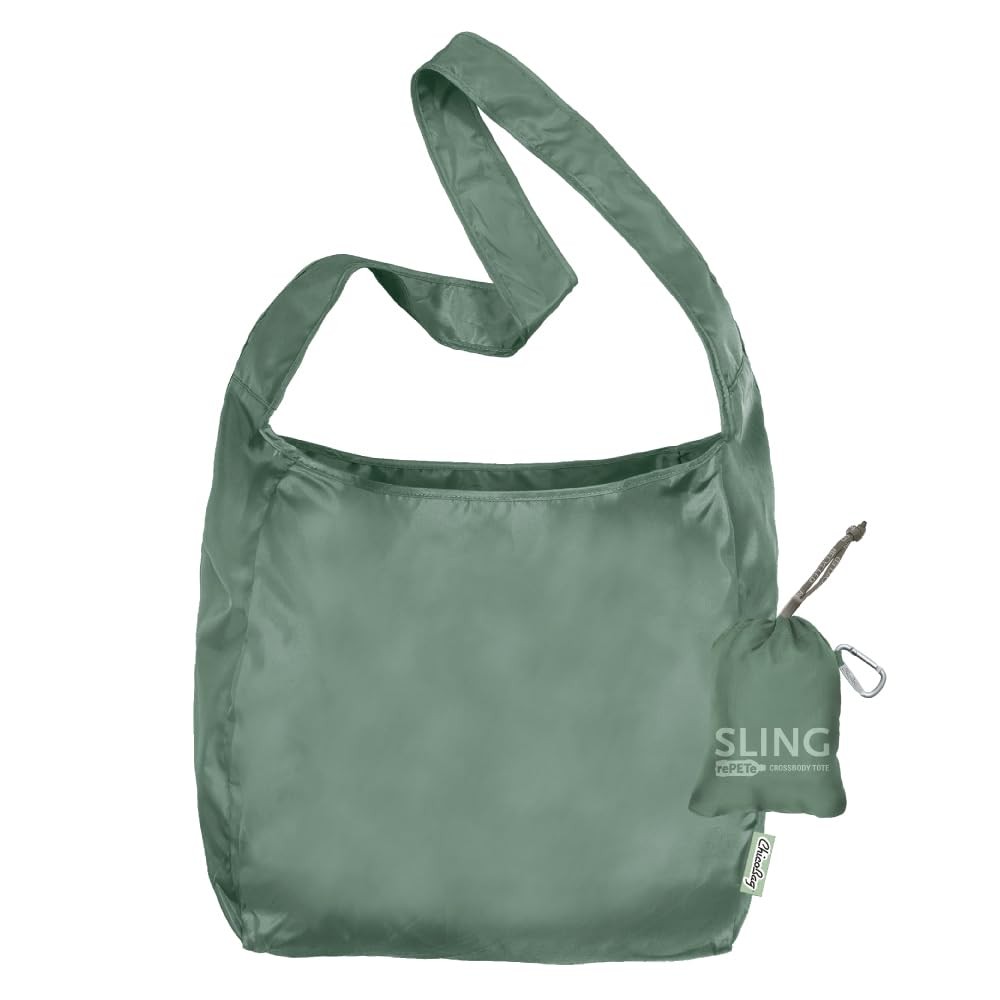 Sling rePETe + Refine | Eco-friendly Messenger-Style Reusabl