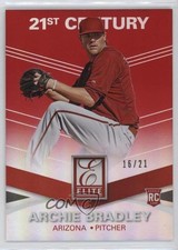 2015 Panini Elite 21st Century Red 16/21 Archie Bradley #76 0rd2