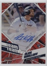 2021 Stadium Club Chrome Beam Team Red Refractor 5/5 Alex Kirilloff Auto 1jy