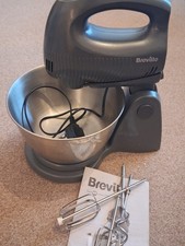 Breville 3.5L hand and stand food mixer, stainless steel bowl , dough hooks
