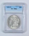 1921-D Morgan Silver Dollar MS61 ICG *7367