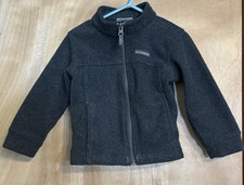 Columbia Toddler Girls/Boys Gray Fleece Full Zip Jacket Size 3T