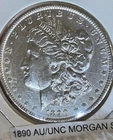 1890-P AU/UNC  Morgan Silver Dollar High~Bid~Wins Private~Collection #1978