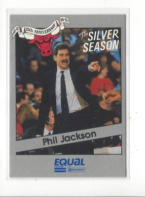 1990-91 Bulls Equal/Star #7 Phil Jackson Bulls