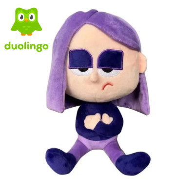 Duolingo Lily Plüschpuppe 25cm Weihnachten Kinder Spielzeug Geschenk Geburtstag