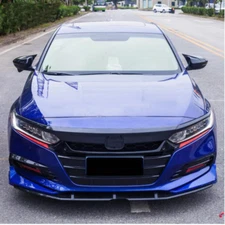 For Honda Accord 2018-2022 Pair Gloss Black Side Rear View Mirror Add-On Cover  