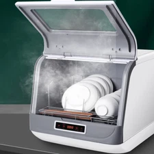 Compact Countertop Dishwasher Table Dish Washer 3 Washing Program Drying