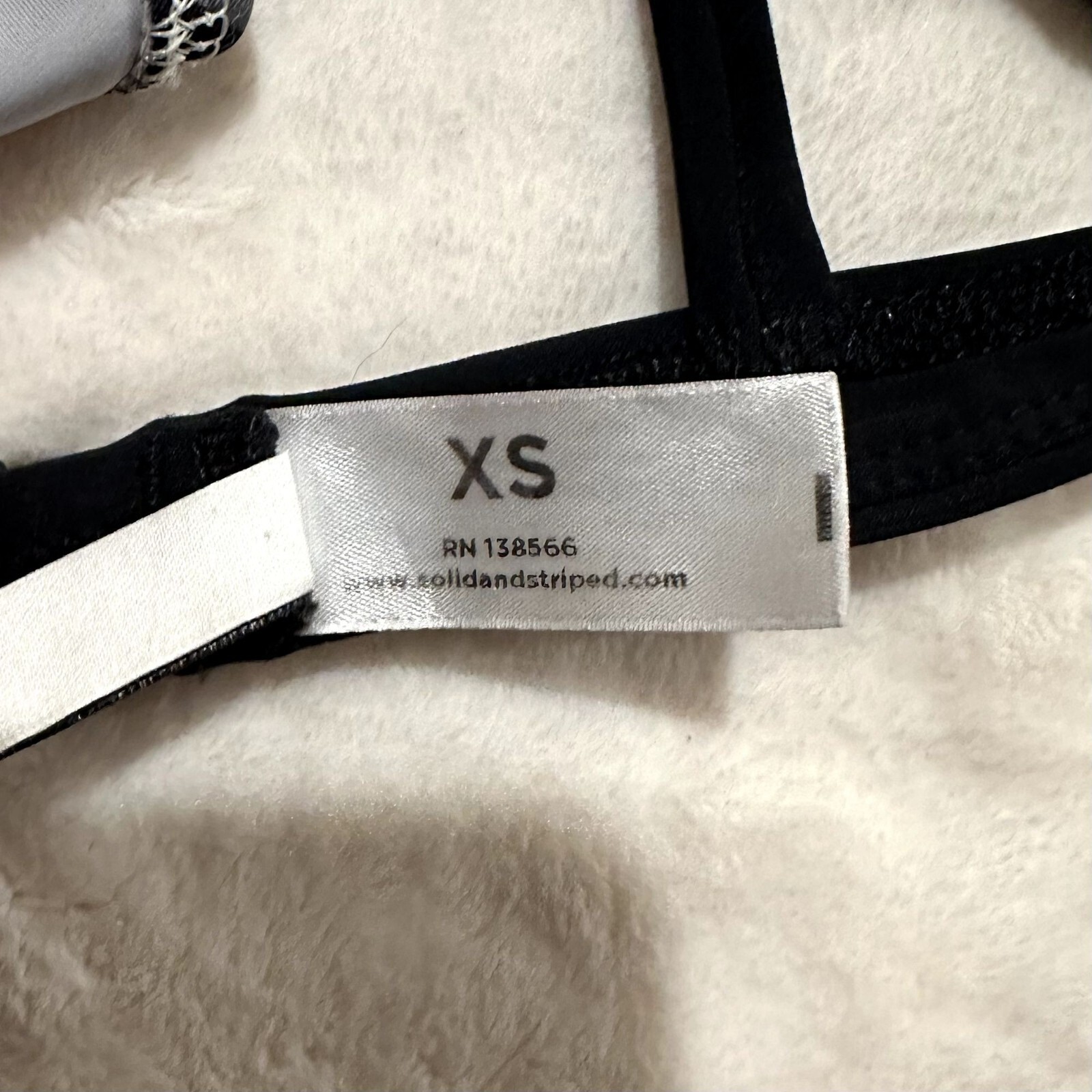 Solid & Striped Gingham Bikini Top - Extra Small - image 3