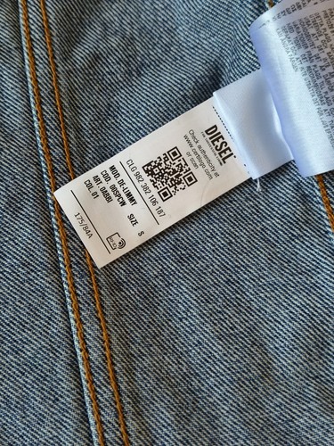 NEW - DIESEL Short jacket women 100% COTTON SIZE S - Picture 9 of 12
