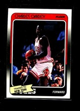1987 FLEER #18 CHARLES OAKLEY KNICKS MINT  E09366