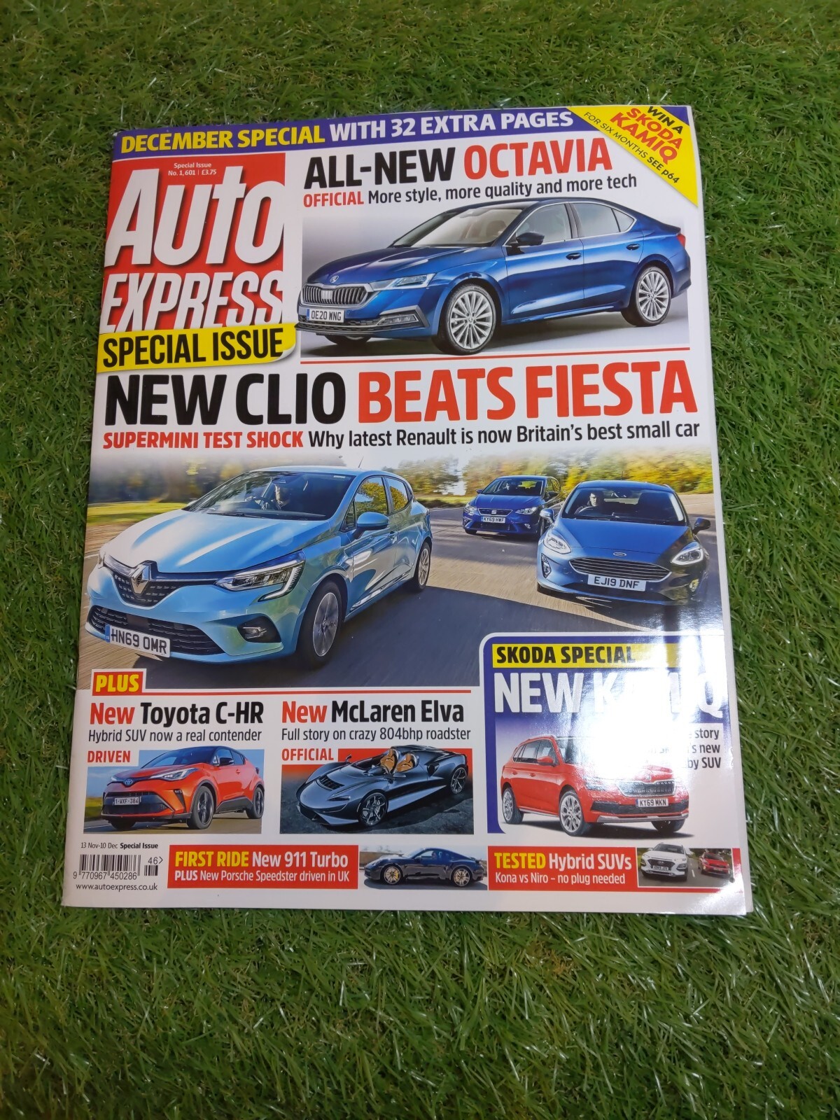 Auto Express Magazine 13 Nov - 10 Dec Issue 1,601 Car Infusiasts Collection