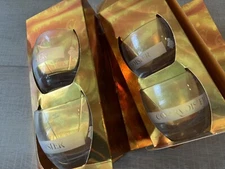 Set Of 4 Courvoisier Balloon Tumbler/Cognac Glass Lowball Made In France