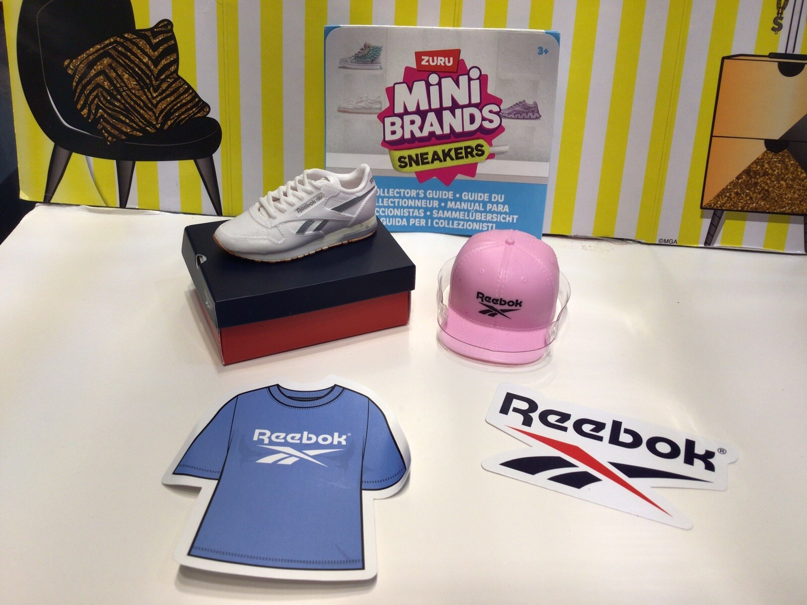 Reebok Sneakers Mini Brands Collectible Toy Shoes  