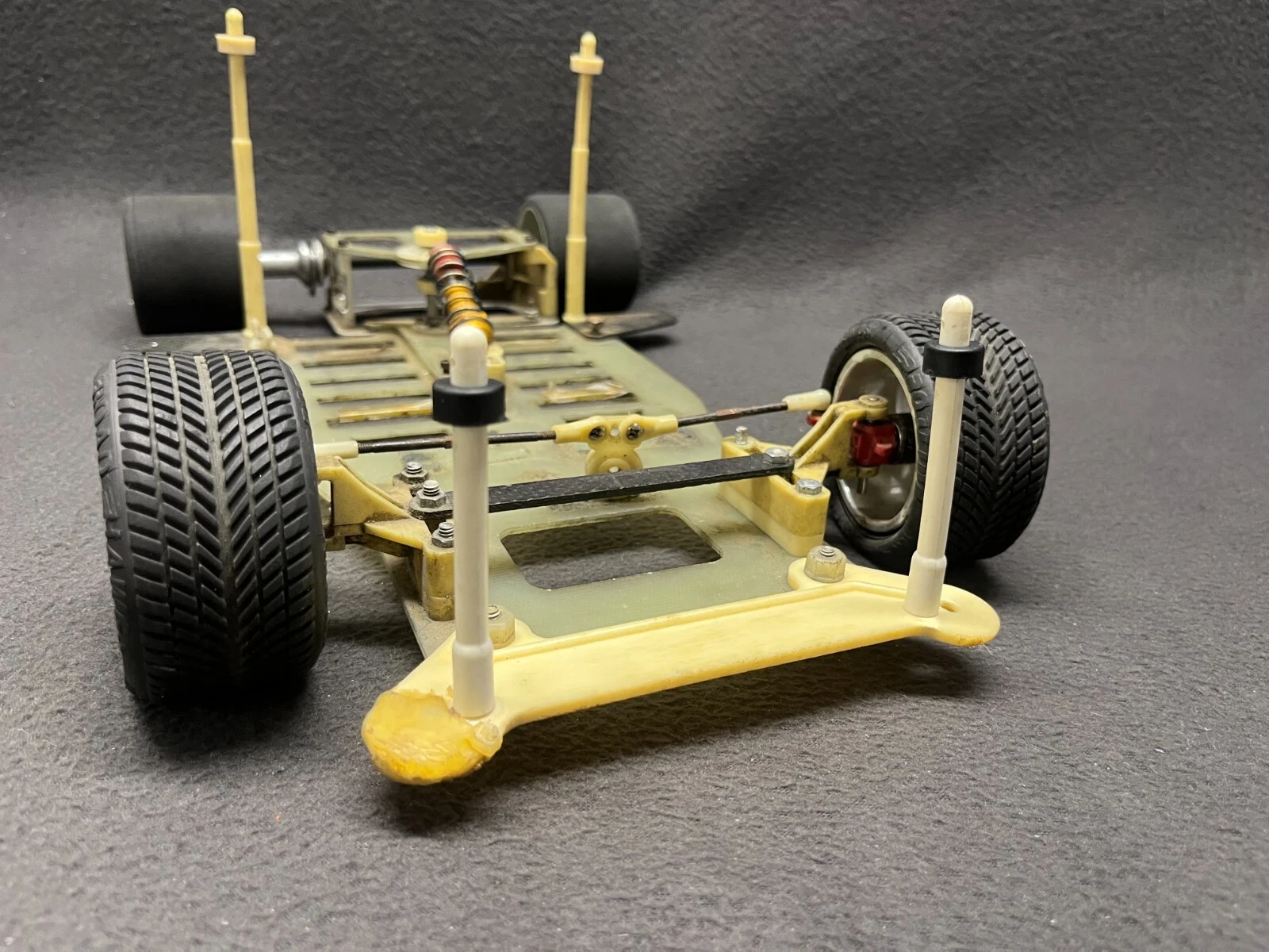  oval carro rc10l pan 1/10 fibra de vidro vintage equipe rolo associado 