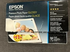 Epson Premium Photo Paper Glossy Borderless 4" x 6" Open Box